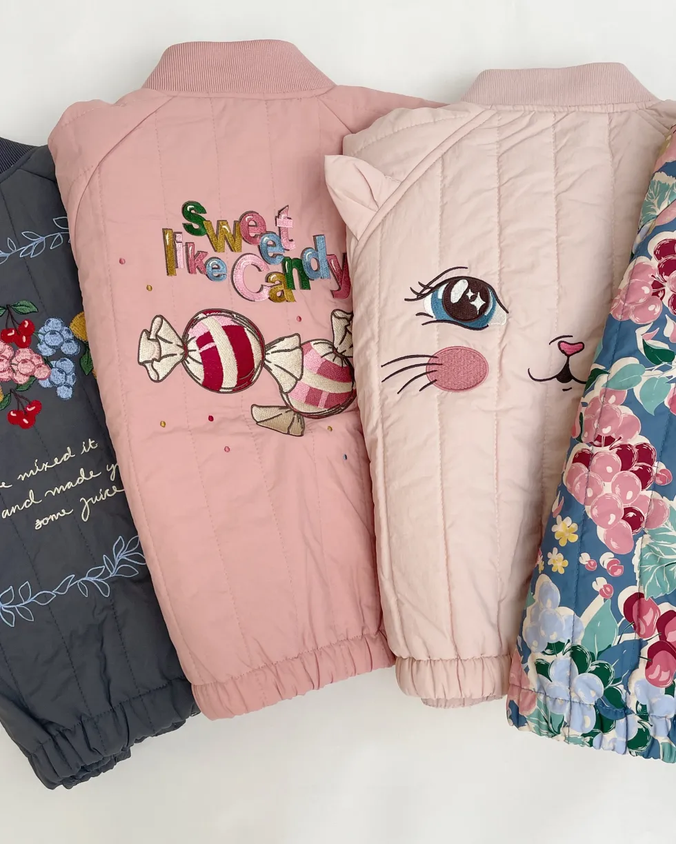 Juno Kitty Bomberjakke - cameo rose