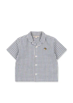 Kim Kortærmet Bluse - captains check