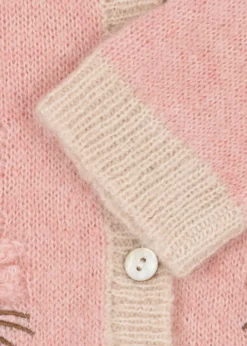 Kitty Cardigan - silver pink