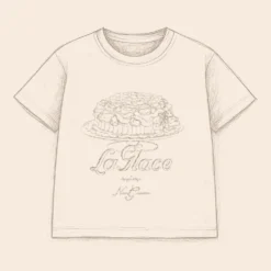 La Glace x ks kid tee - cameo rose