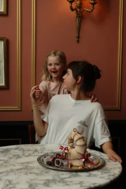 La Glace x ks kid tee - cameo rose