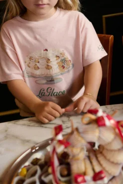 La Glace x ks kid tee - cameo rose