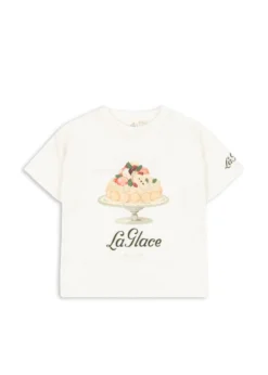 La Glace x ks kid tee - off white