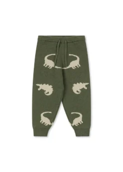 LAPIS PANTS WOOL - dino vert