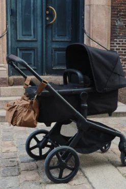 lille pusletaske - walnut
