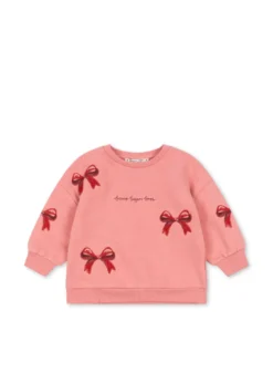 LOU BOW sweatshirt - strawberry ice