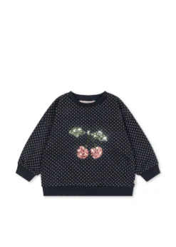 LOU DOT SEQUIN SWEAT SHIRT - dot tout petite
