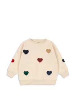 LOU FROTTÉ SWEATSHIRT - bon coeur coloré