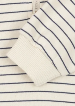 Lou Half Zip Sweatshirt - flintstone stripe