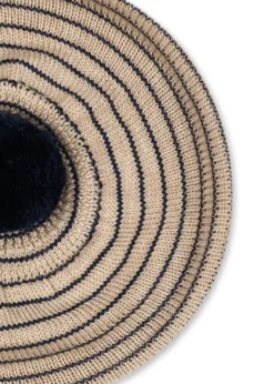 Louli beret - stripe bluie