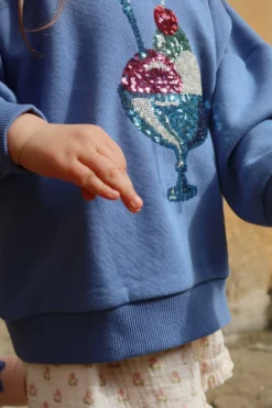 Loumilla Sweatshirt - colony blue