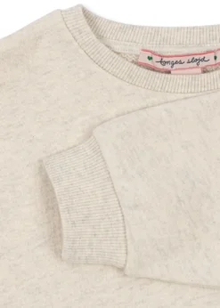 Loupy Lou sweatshirt - off white melange
