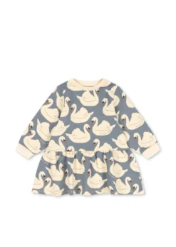 LOUPY SWEAT DRESS - swan