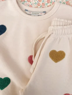 lou sweatshirt - multi heart
