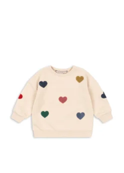 lou sweatshirt - multi heart