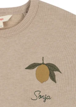 lou sweatshirt - oxford tan lemon