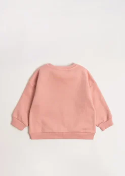 LOU TERRY SWEAT SHIRT OCS - mellow rose