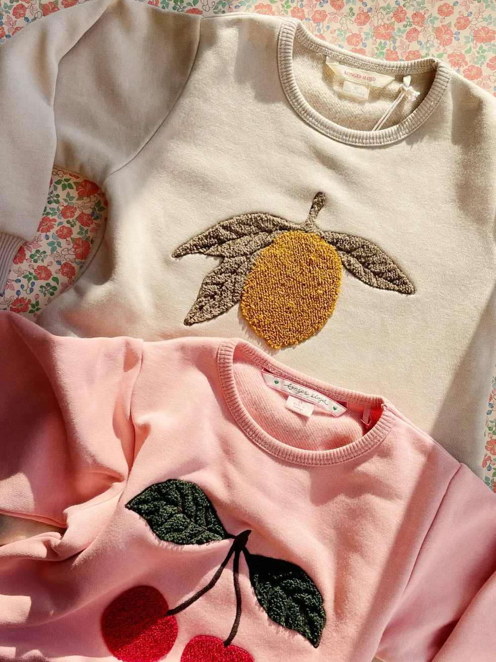 LOU TERRY SWEAT SHIRT OCS - mellow rose