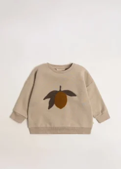 LOU TERRY SWEAT SHIRT OCS - oxford tan