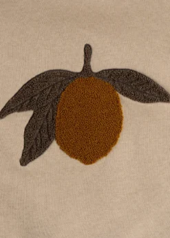 LOU TERRY SWEAT SHIRT OCS - oxford tan