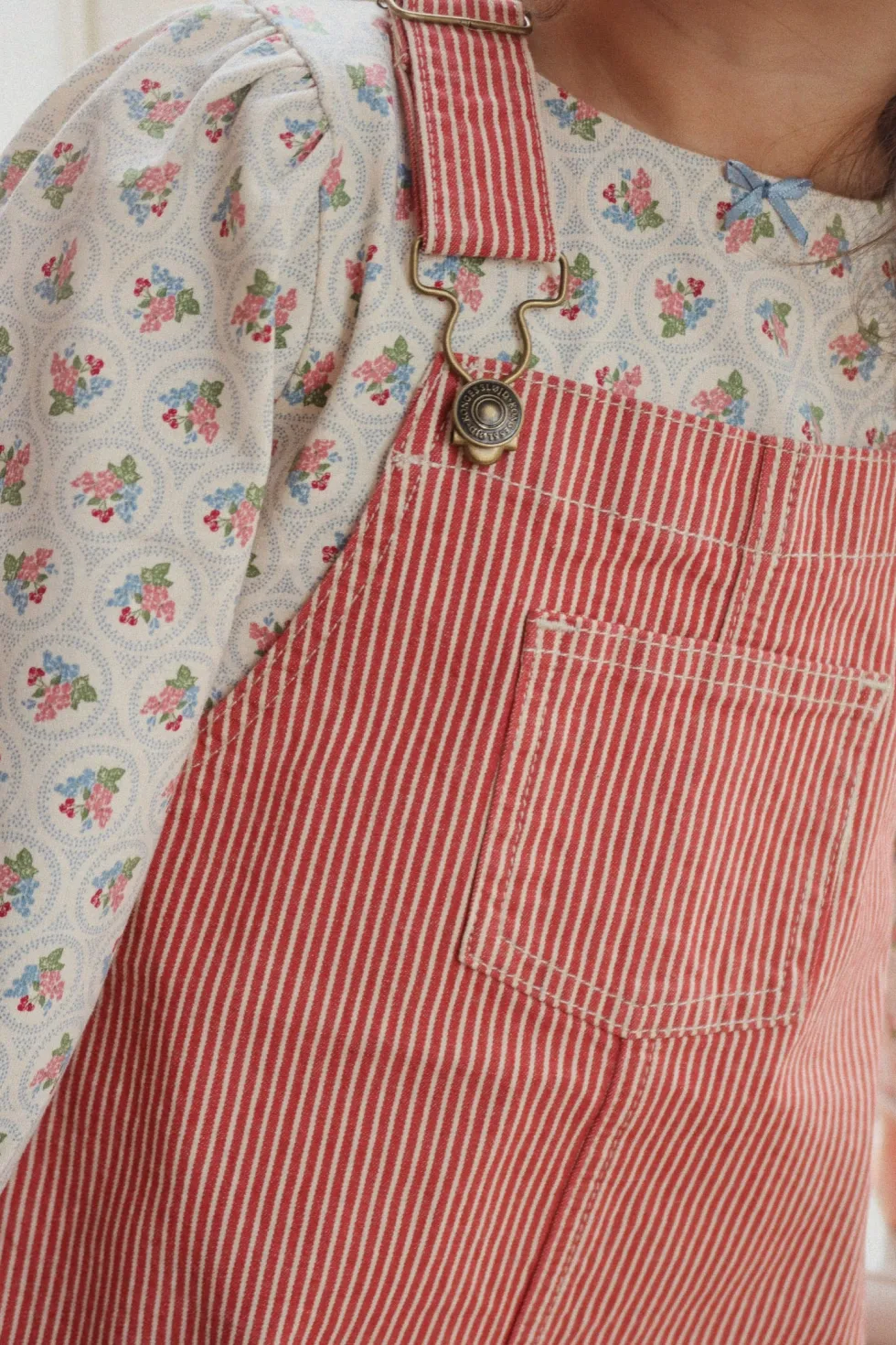 Luc kjole - milk rouge stripe