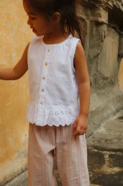 Luli Bukser - blush stripe
