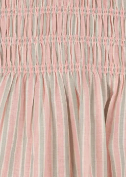 Luli Kjole - blush stripe