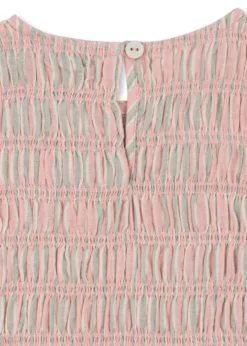 Luli Kjole - blush stripe