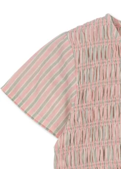 Luli Kjole - blush stripe