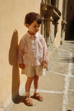 Luli Skjorte - blush stripe