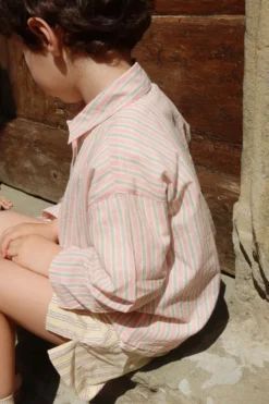 Luli Skjorte - blush stripe