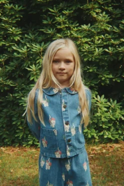Magot Jakke - bow kitty denim
