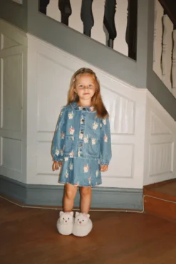 Magot Jakke - bow kitty denim