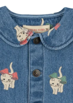 Magot Jakke - bow kitty denim