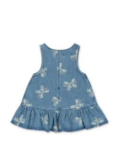 Magot Kjole - bella bow blu