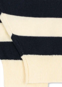 Manis Strik Bukser - navy stripe