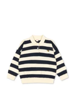 Manis Strik Polo - navy stripe