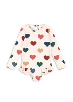 MANUCA LANGÆRMET BADEDRAGT - bon coeur coloré