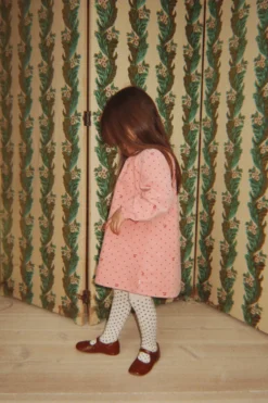 MARLO DRESS - cherry dot scarlet
