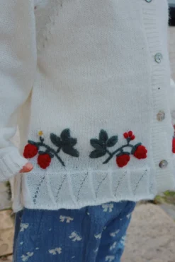 Minia cardigan - bright white