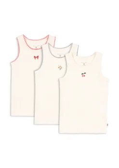 Minna 3 Pak Undertrøjer - antique white