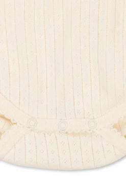 Minnie Kortærmet Body - antique white