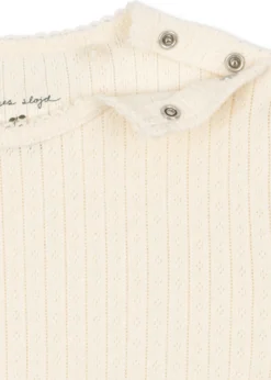 Minnie Kortærmet Body - antique white