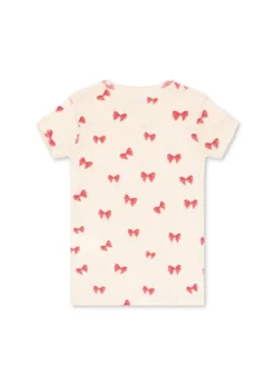 MINNIE TEE GOTS - rosia bow