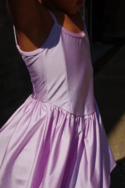mousse kjole - lavender purple