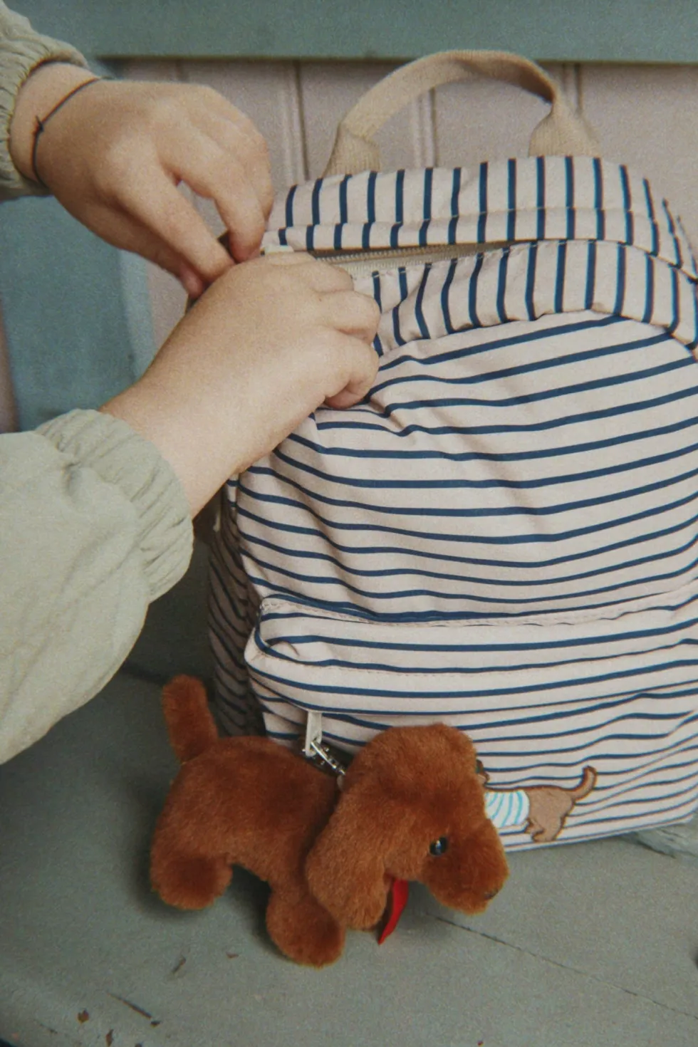 NOHR MINI RYGSÆK - stripe la mer