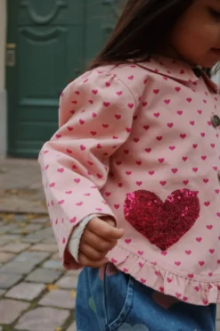 Nola overshirt - berry coeur