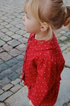 Nola overshirt - strawberry dot