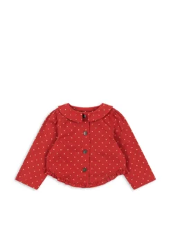Nola overshirt - strawberry dot