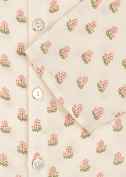 PACEY LANGÆRMET BLUSE - carta fiori